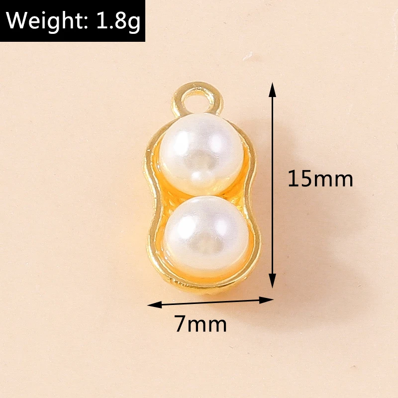 10 Stück Traditioneller Chinesischer 3D Vergoldeter Luxus Imitations-Jade Glücksbringer Anhänger für DIY Armbänder Schmuckherstellung Zubehör – Detail 24