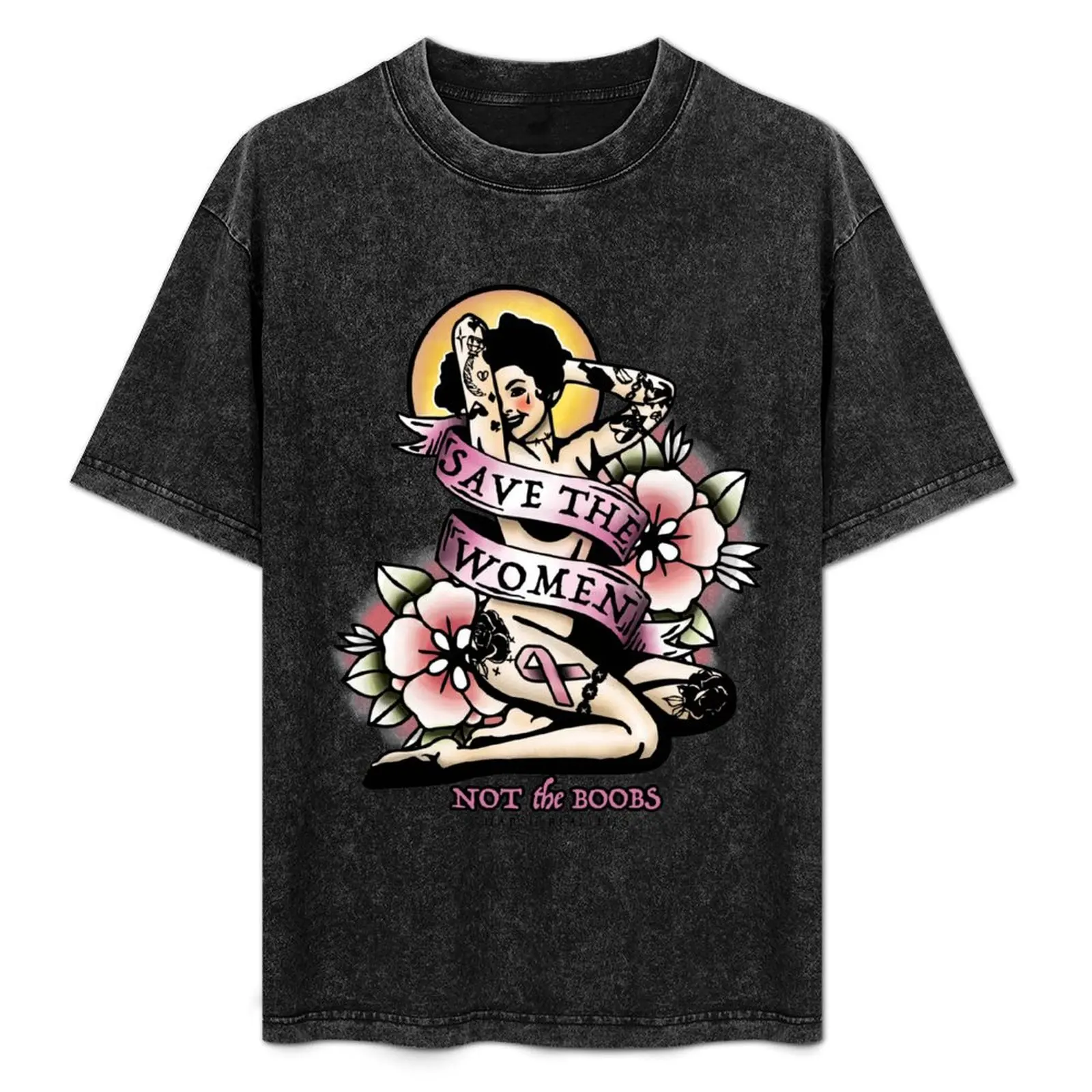 

Breast Cancer Awareness Pin Up, Pink Breast Cancer Apparel, Unbreakable, T-Shirt Independence Day Short Sleeve T-Shirt