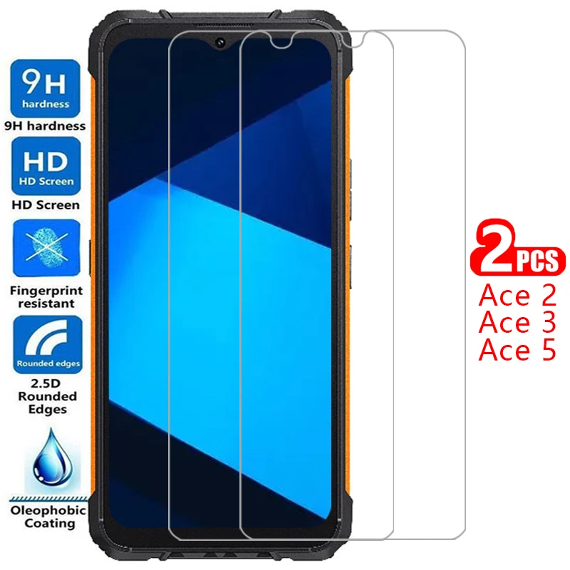 Funda de teléfono para cubot kingkong ace 2 3 5 vidrio templado en kingkongace ace2 ace3 ace5 contraportada 360 king kong kingkon kinkong