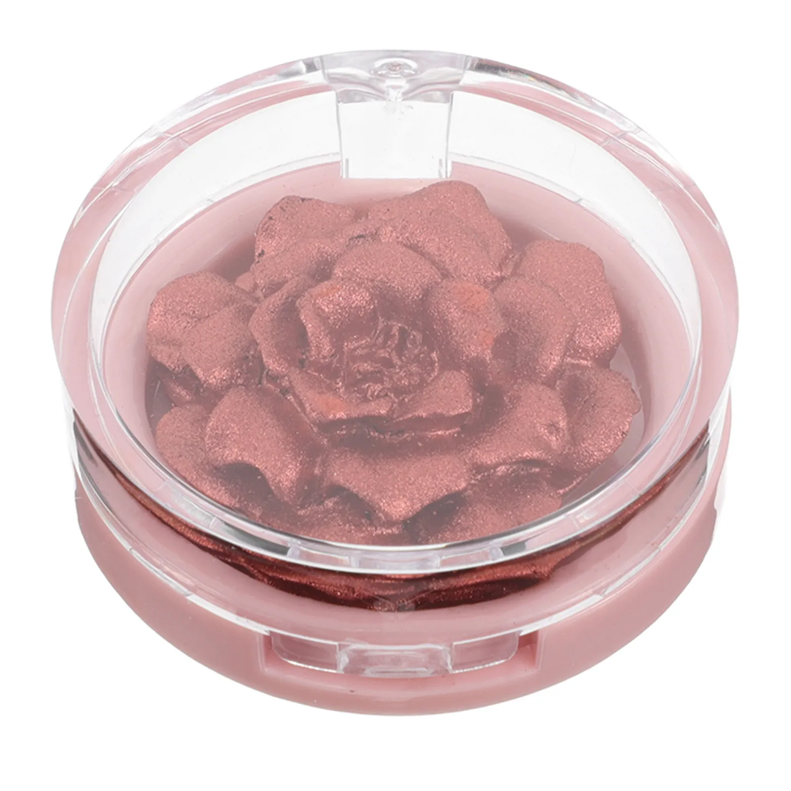Rose Gold Highlighter Powder 3D Sculpted Rose Face Makeup for Cheeks Nose Eyes Radiant Glow All Skin Types