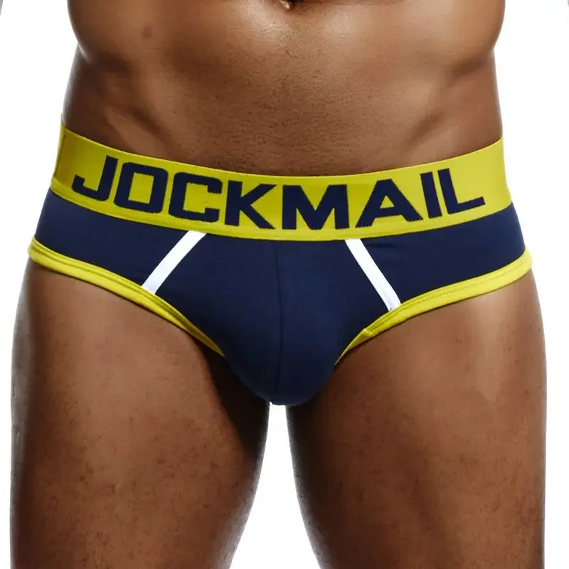 JOCKMAIL Open Backless crotch G-strings Sexy Men Underwear Briefs Gay Penis tanga Short Gay Male Underwear Slip Thongs hot