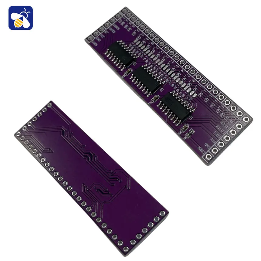 Microcontroller Serial to Parallel Pin IO Expansion Module 74HC595 Output Port Expansion 3 to 24pin LED control