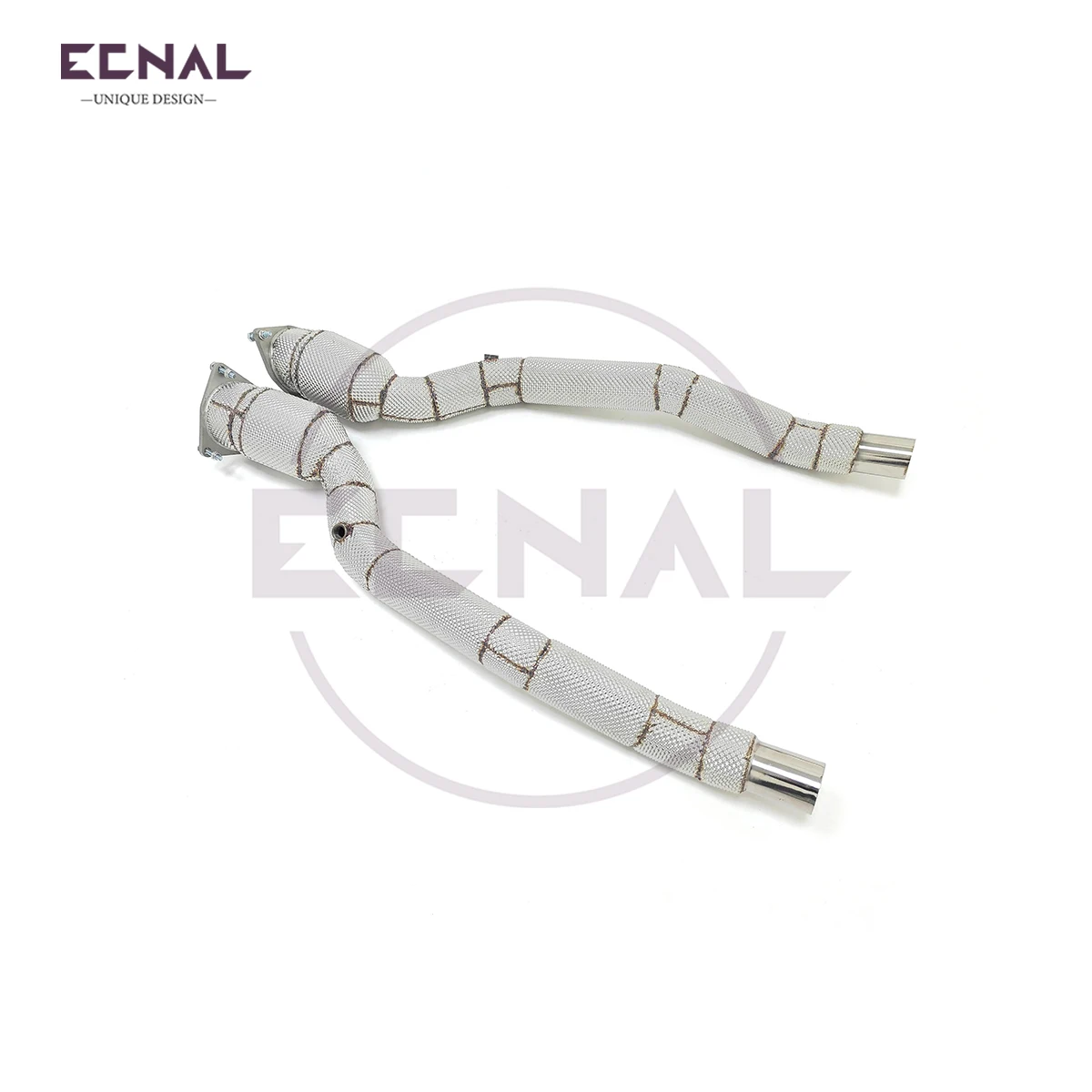 

Ecnal Exhaust Downpipe High Quality SS304 Sport Exhaust Pipe System with Catalytic Converter for 2012+ Ferrari FF 6.3L V12