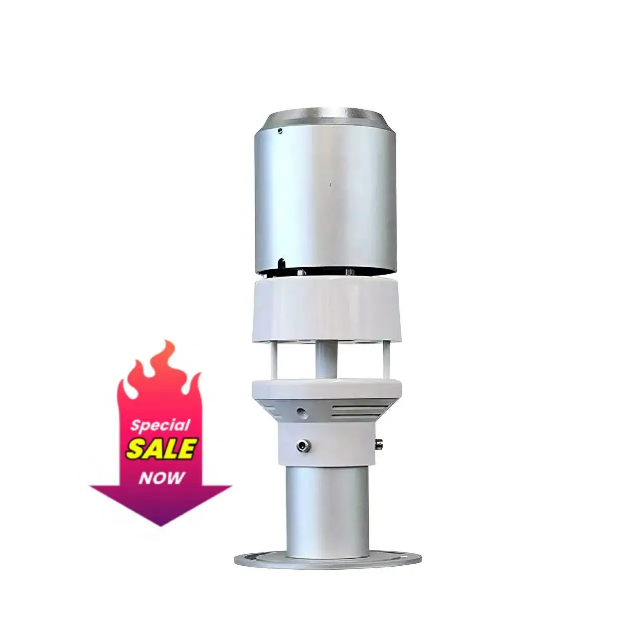 

CE 4G RS485 IoT Air Quality Temperature Humidity Sensor Rainfall Ultrasonic Wind Speed Direction 6 in 1 Compact Weather Station