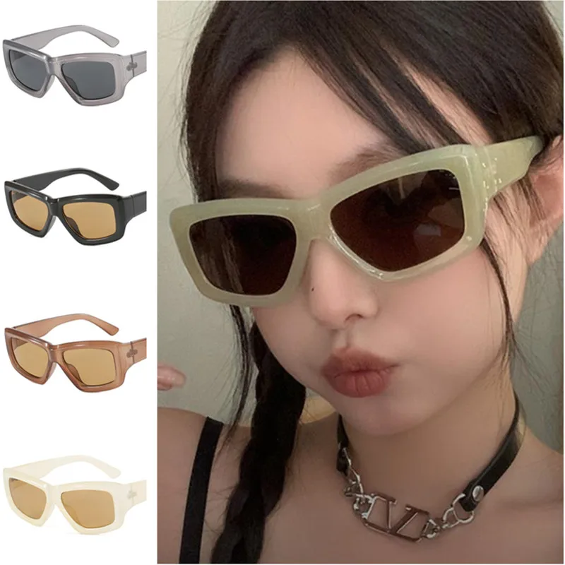 

NEW Sunglasses Unisex Polygon Sun Glasses Anti-UV Spectacles Retro Eyeglasses Oversize Frame Google Ornamental