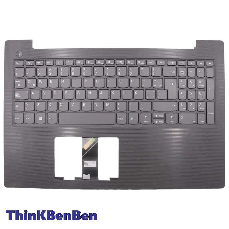 

LAS Latin Spanish Iron Gray Keyboard Upper Case Palmrest Shell Cover For Lenovo Ideapad V130 15 15IKB 15IGM 5CB0R28195