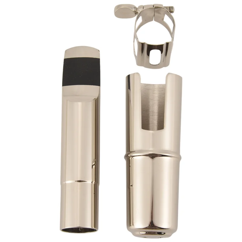 

A51Q-серебристый мундштук для альт-саксофона, никелированный медный мундштук для саксофона, размер 6C 7C для классической джазовой музыки