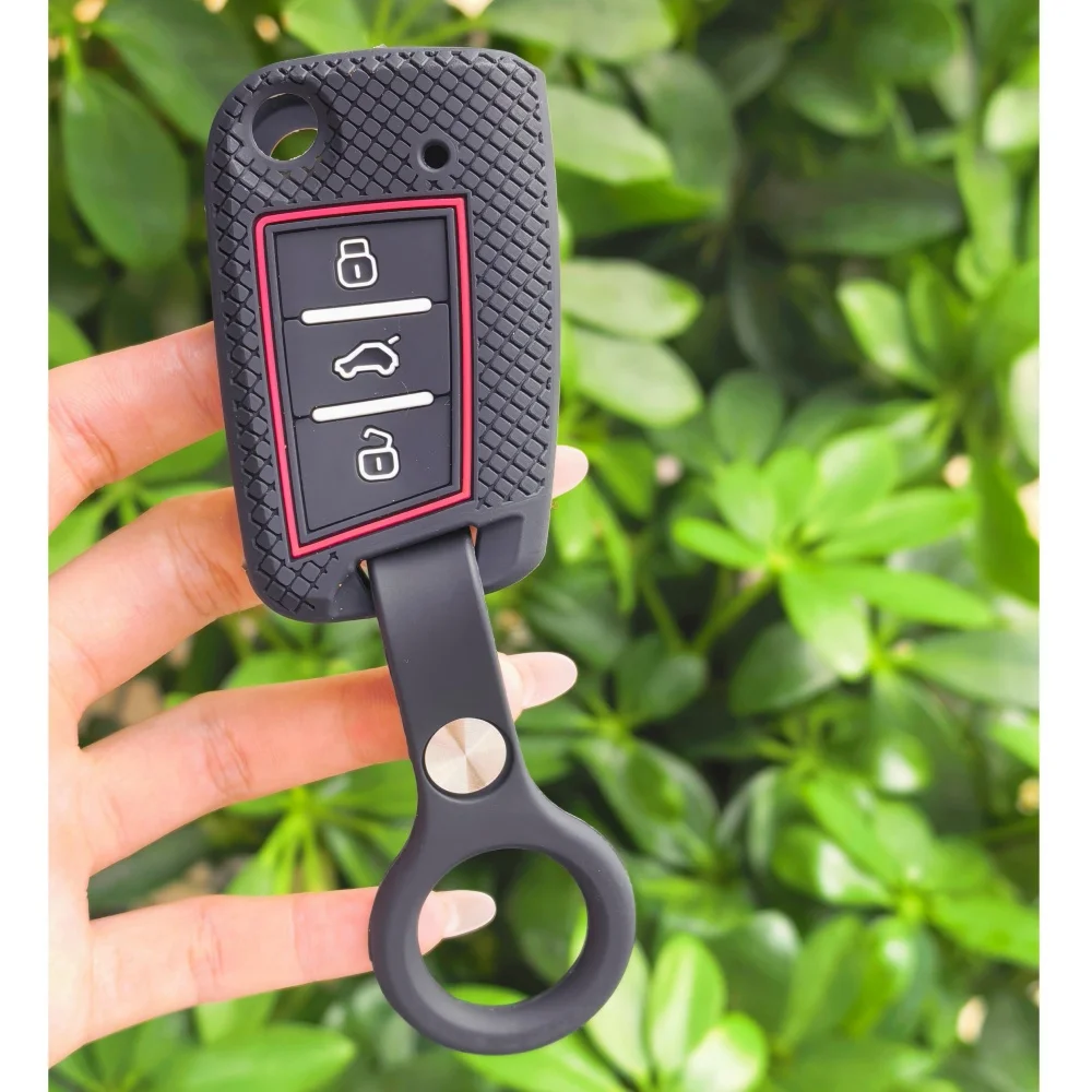 

New Car Key Case Cover Protect Shell Bag For VW Volkswagen Golf 7 MK7 Tiguan MK2 SEAT Ateca Leon FR 2 Ibiza Skoda Octavia