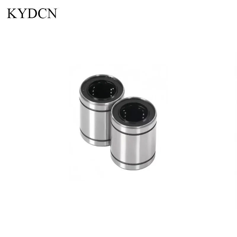 12pcs LM8UU LM3UU LM6UU LM10UU LM12UU LM16UU LM20UU Linear Bushing 8mm 10mm CNC Linear Bearings for Rods Rail Linear Shaft Parts
