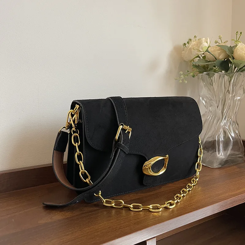 

Сумки большой вместимости | Новая нишевая сумка через плечо с цепочкой, универсальные сумки через плечо для повседневного стиля для женщин