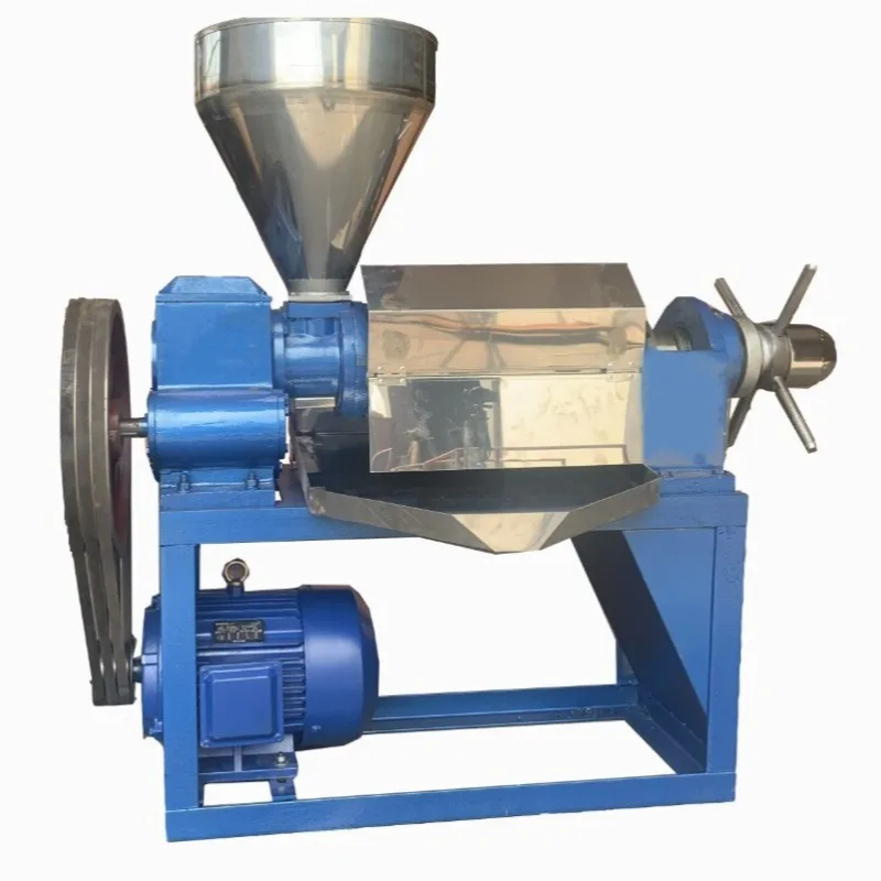 

Desktop oil mill processing with motor, camellia seed oil press with shell
