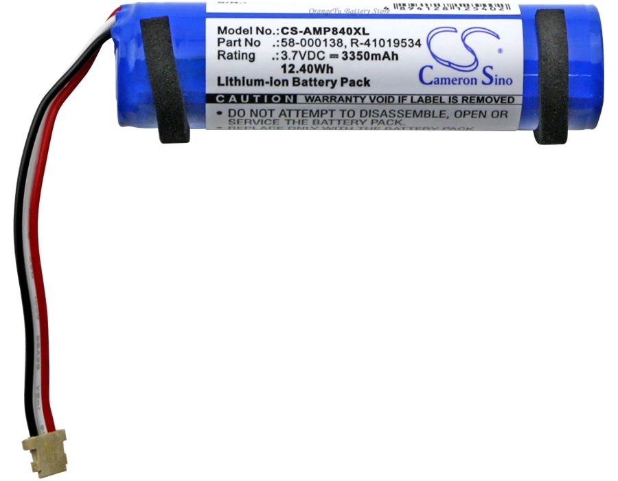 Replacement 3.7V 3350mAh Speaker Battery 58-000138 R-41019534 for Amazon PW3840 PW3840KL Tap