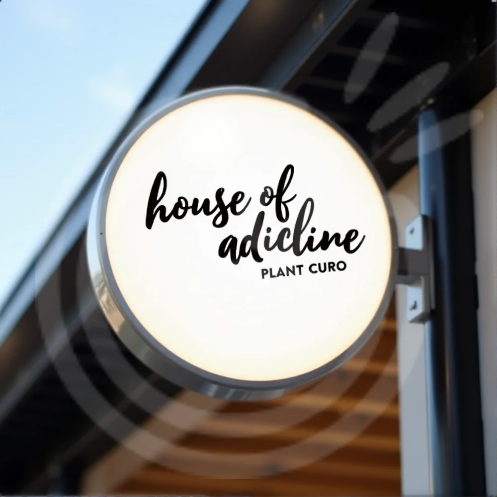 Custom Waterproof Outdoor LED Light Box for Business Sign Acrylic Double Sided Storefront Signage Wall Mounted