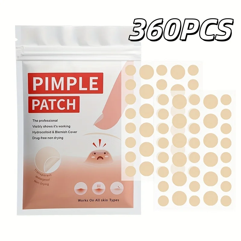 360PCS Facial Cleansing Concealer Patches, gentle for skin care, suitable for various occasions for removing acne, makeup patche