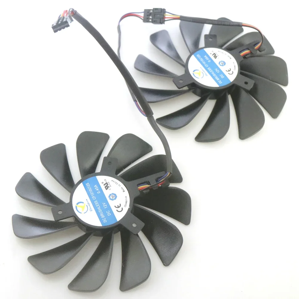 CF1010U12S 12V 0.45A 95mm 4Wire 4Pin VGA Fan For Dataland RX5700XT 5700 5600XT Red Dragon Graphics Card Cooling Fan