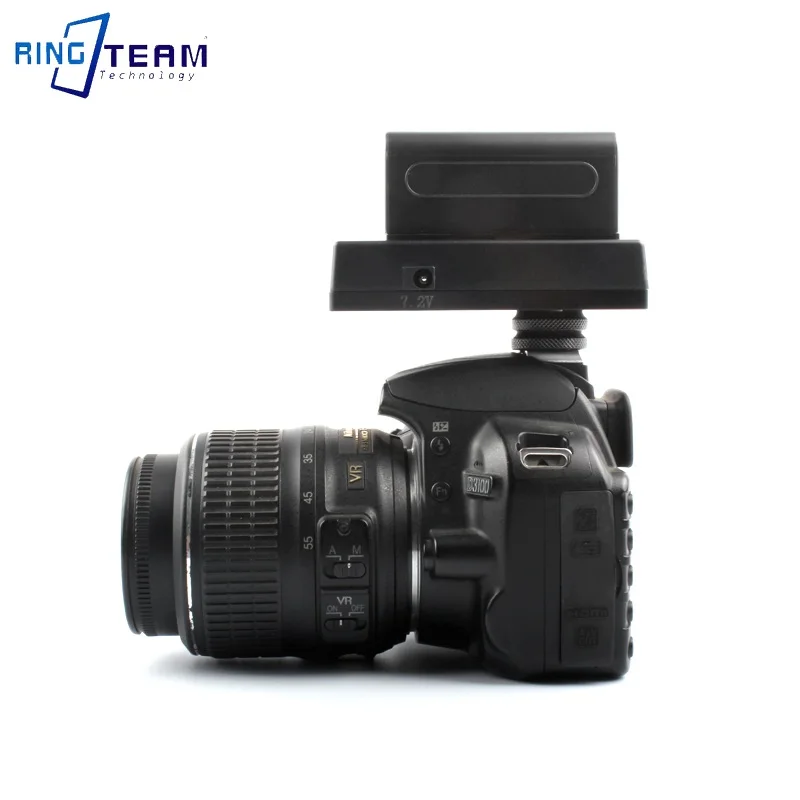 ثقب الإصدار 7.2 فولت F970 NP-F970 F750 F550 حامل البطارية لوحة لنيكون لسوني لكانون باناسونيك اتصال الكاميرا الخارجية