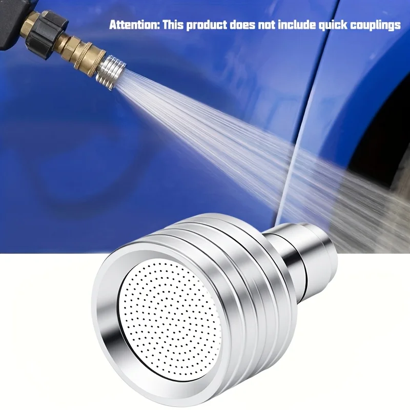 High Pressure Water Gun Interface Washing Nozzle Stainless Steel Shower Blades 1/4 Quick Connect Wash Cars Garden Urban Tool