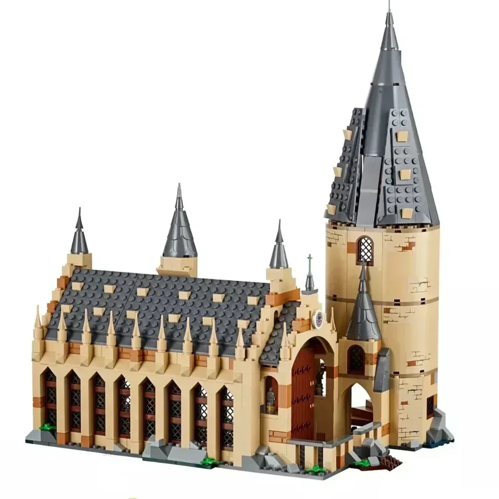 The Classic Magic Castle Hall Building Toy Collection ornament is compatible with 75954 digital brick children's gifts Cheap