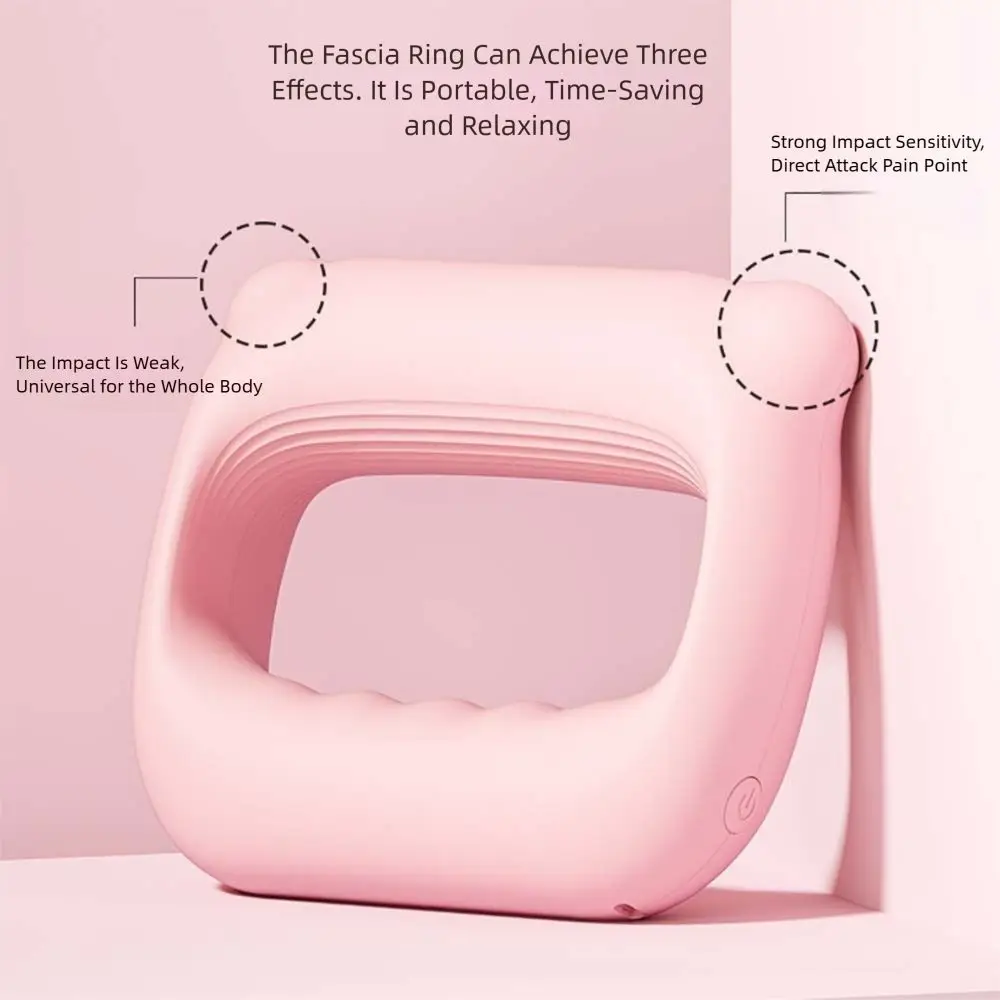 Electric Fascial Massage Ring Muscle Masajeador High Frequency Body Massage Machine Handheld Vibration Neck Shoulder Masajeador