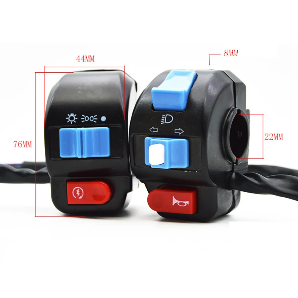 For Gy6 50cc 125cc 150cc Moped Scooter ZUMA Left Right Handle Bar Switch Control Switch Turn Signal Light Headlight Horn Button