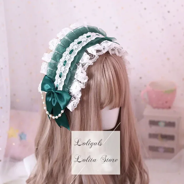 The Letter from Cat ~ Gorgeous Lolita Headband Sweet Mori Girl Headpiece