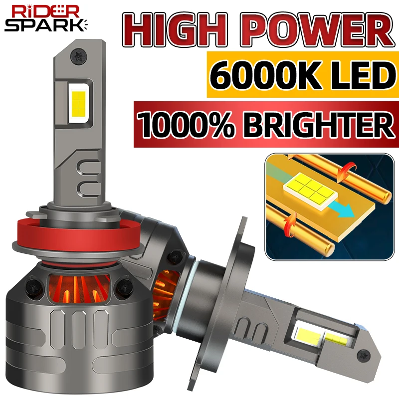 

H7 H11 H4 LED Headlight 110W K5C Canbus Led H1 HB3 9005 4300K 6000K H8 HB4 9006 H9 9012 HIR2 5570 CSP Turbo Car Lamp Fog Lights