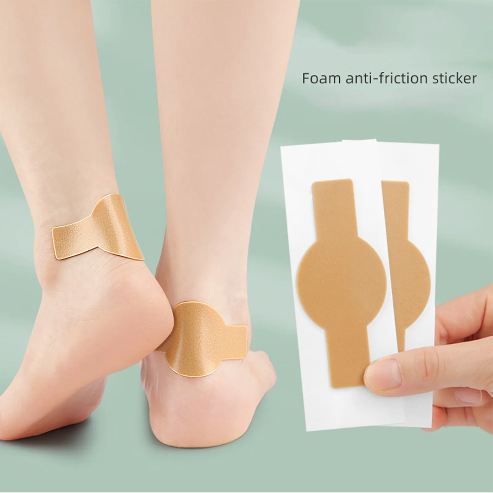 New Hot 10PCS Shoe Inserts Heel Cushion Soft Self-adhesive Invisible Feet Heel Cushion for Improving Shoes Wearing Problems