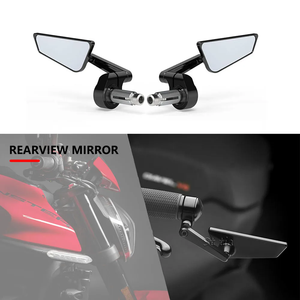 

New Motorcycle Black Rearview Mirror Aluminum Rear View Mirrors For Ducati Monster 937 SP 2021 2022 2023 2024 2025