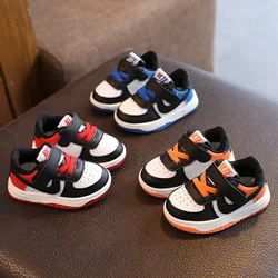 2024 Spring and Autumn Korean version of baby boy white shoes children's sneakers sports shoes boys and girls baby toddler s