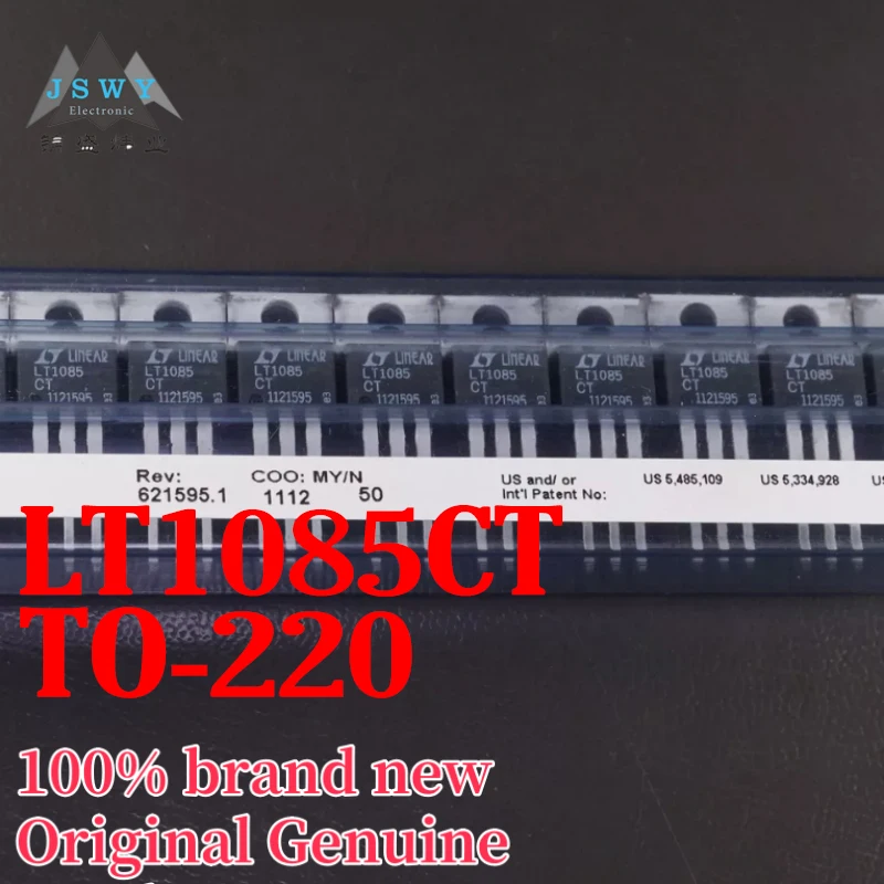 

(5/50pcs) LT1085CT LT1085 TO-220 Three-Terminal Voltage Regulator Genuine Authentic Stock Large Inventory Free Shipping