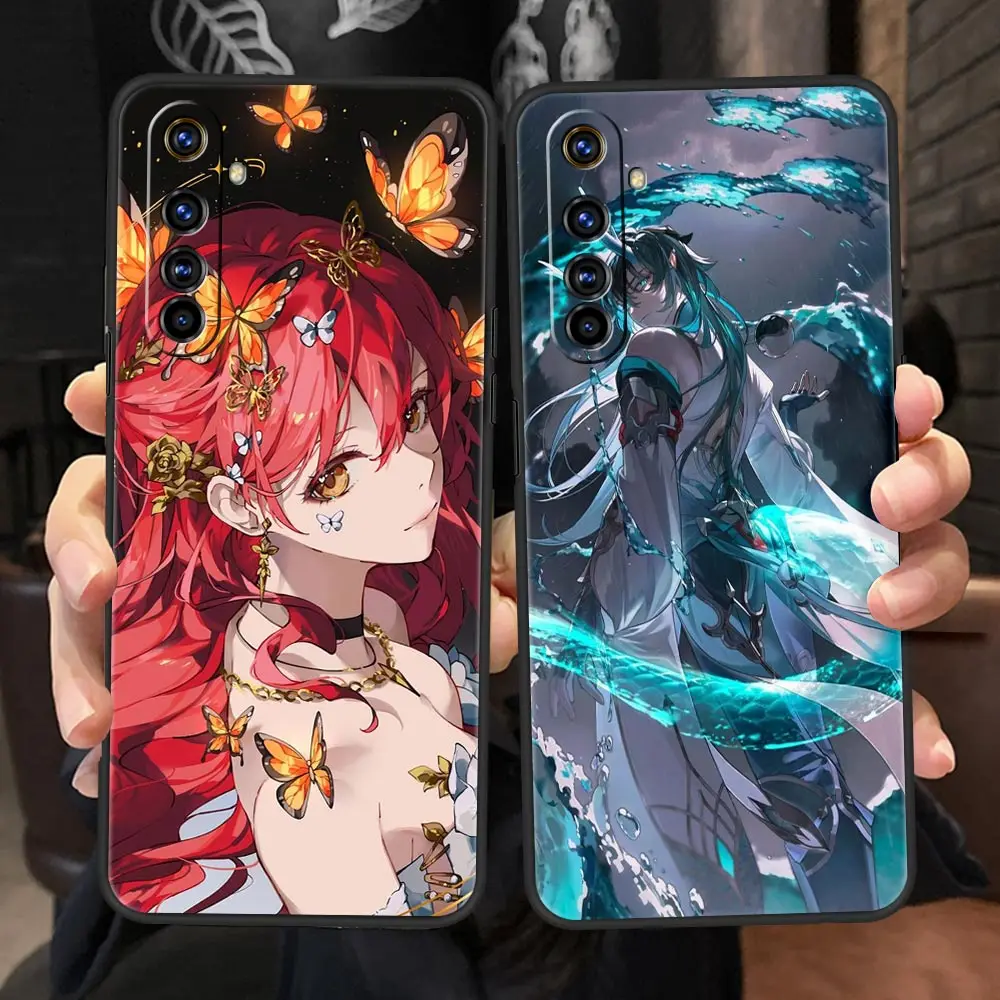 Honkai Star Rail Gepard Bronya Phone Case For Realme 11 10 9 8 5G 7 6 GT2 Pro C21 C11 C25 C35 For Realme GT Neo 2 3 3T Cover