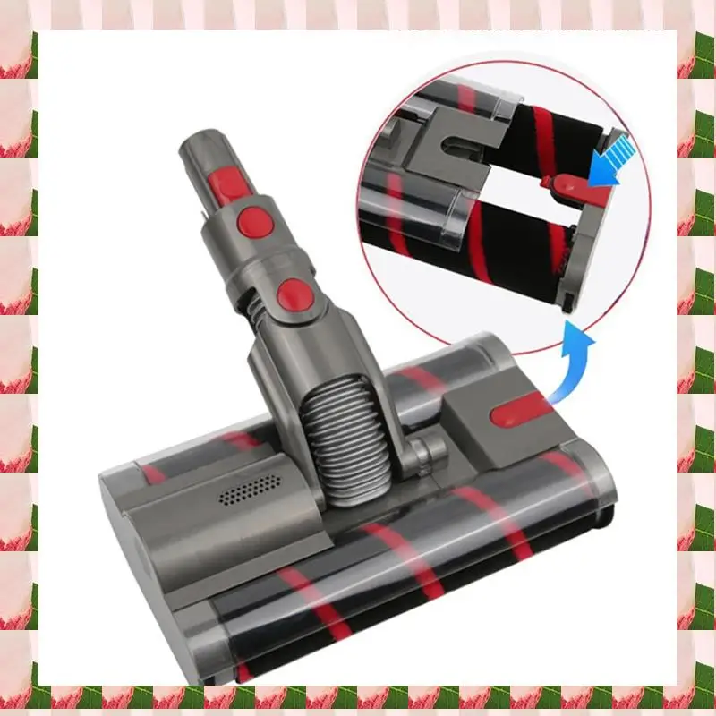 

A57I For SV21 Dyson MICRO Double Roller Brush+SV21 Filter+Switch Lock Kit Vacuum Head Replace Soft Roller Cleaner Head