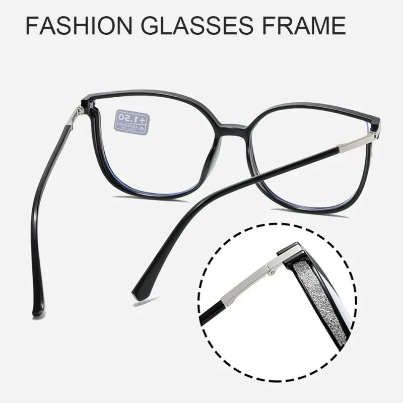 Ultralight Photochromic Far Sight Glasses for Women Men New Trendy Color Changing Sunglasses Finished Presbyopia Eyewear To +4.0