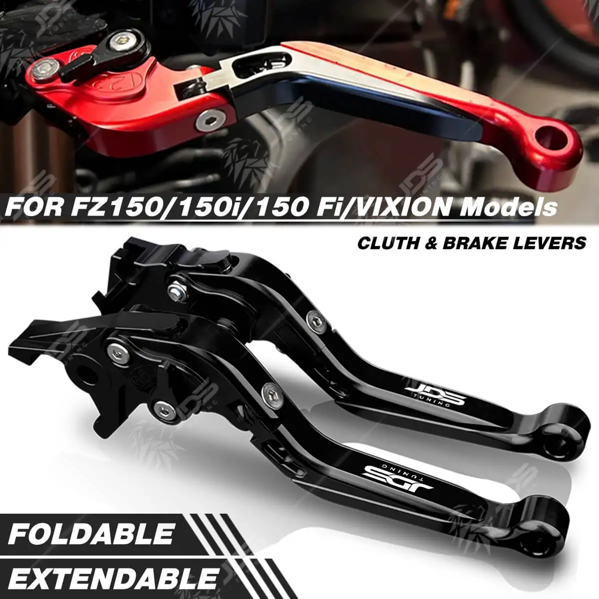 For Yamaha FZ150/FZ150i/FZ150 Fi/VIXION Clutch Lever Brake Lever Set Foldable Adjustable Handle Levers Motor Accessories Parts