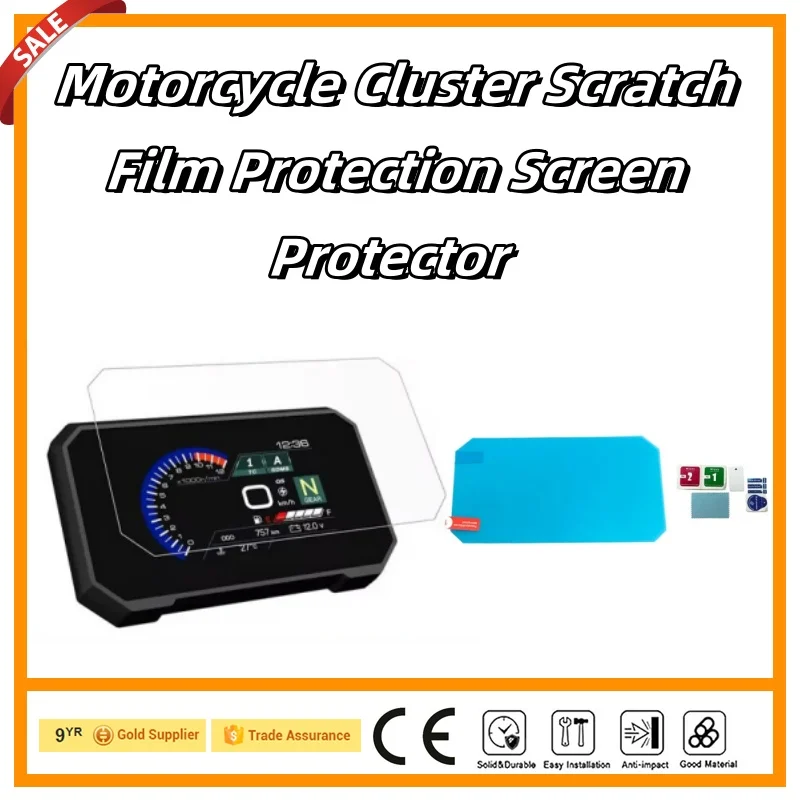 Motorcycle Scratch Cluster Screen Dashboard Protection Instrument Film For Suzuki GSX-8S  2023