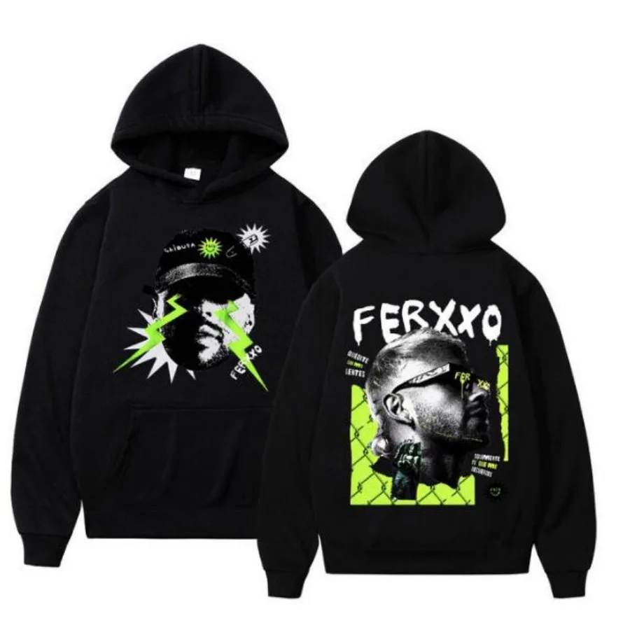 

Feid Ferxxo Hoodie Women Men Hooded Sweatshirt Streetwear Oversized Long Sleeve Fashion Harajuku Pullovers Clothes for Teens