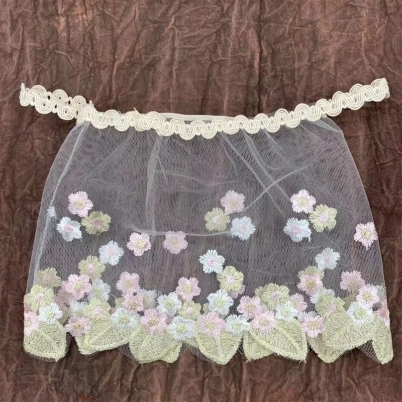 Newborn Photography Props Clothing Baby Lace Embroidery Perspective Skirt Dress New 2022
