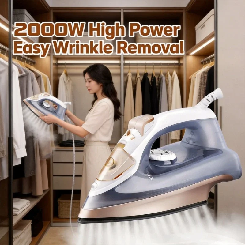Household High Power Steam Electric Iron, Multifunctional Hanging Ironing Artifact for Clothing Store Daily Clothes Ironing