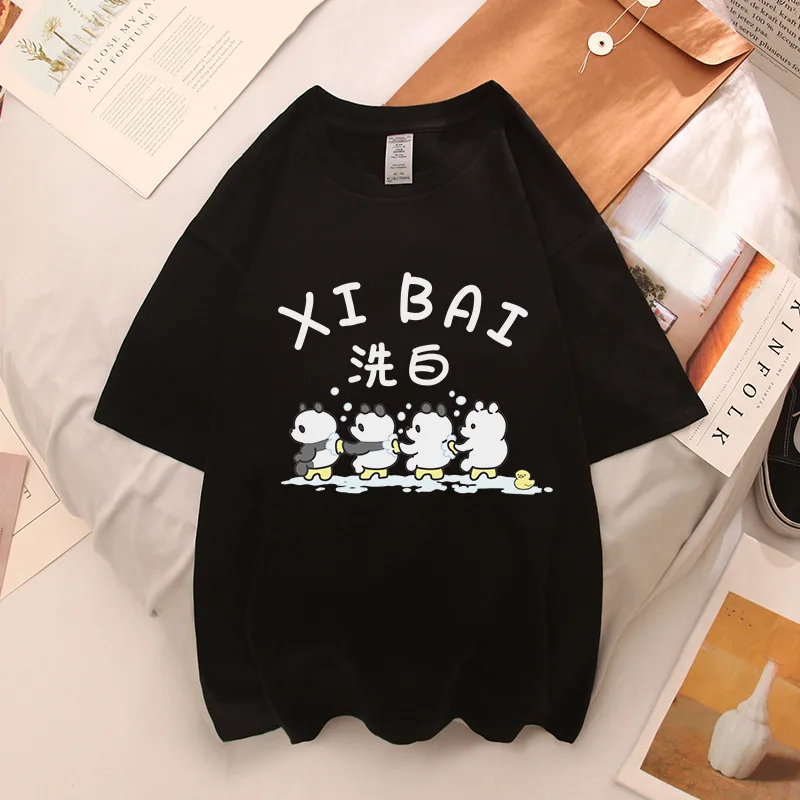 الشارع ارتداء الكرتون الإناث بلايز قميص جذاب الملابس النسائية الزي قميص Kawaii Harajuku الملابس الفتاة الجرافيك طباعة البلوز