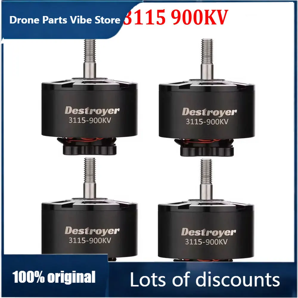 

Бесколлекторный двигатель Fy4PCS X3115 3115 900KV 3-6S для FPV-дронов, фристайла, 9-дюймовых и 10-дюймовых дальнобойных кинолифтеров на радиоуправлении