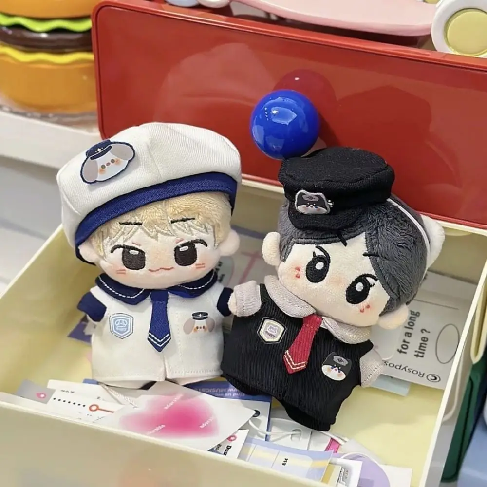 Chapeau couvrant la tête 10CM, vêtements de poupée, body en coton doux, vêtements de poupée, dessin animé mignon, idole, maison de jeu