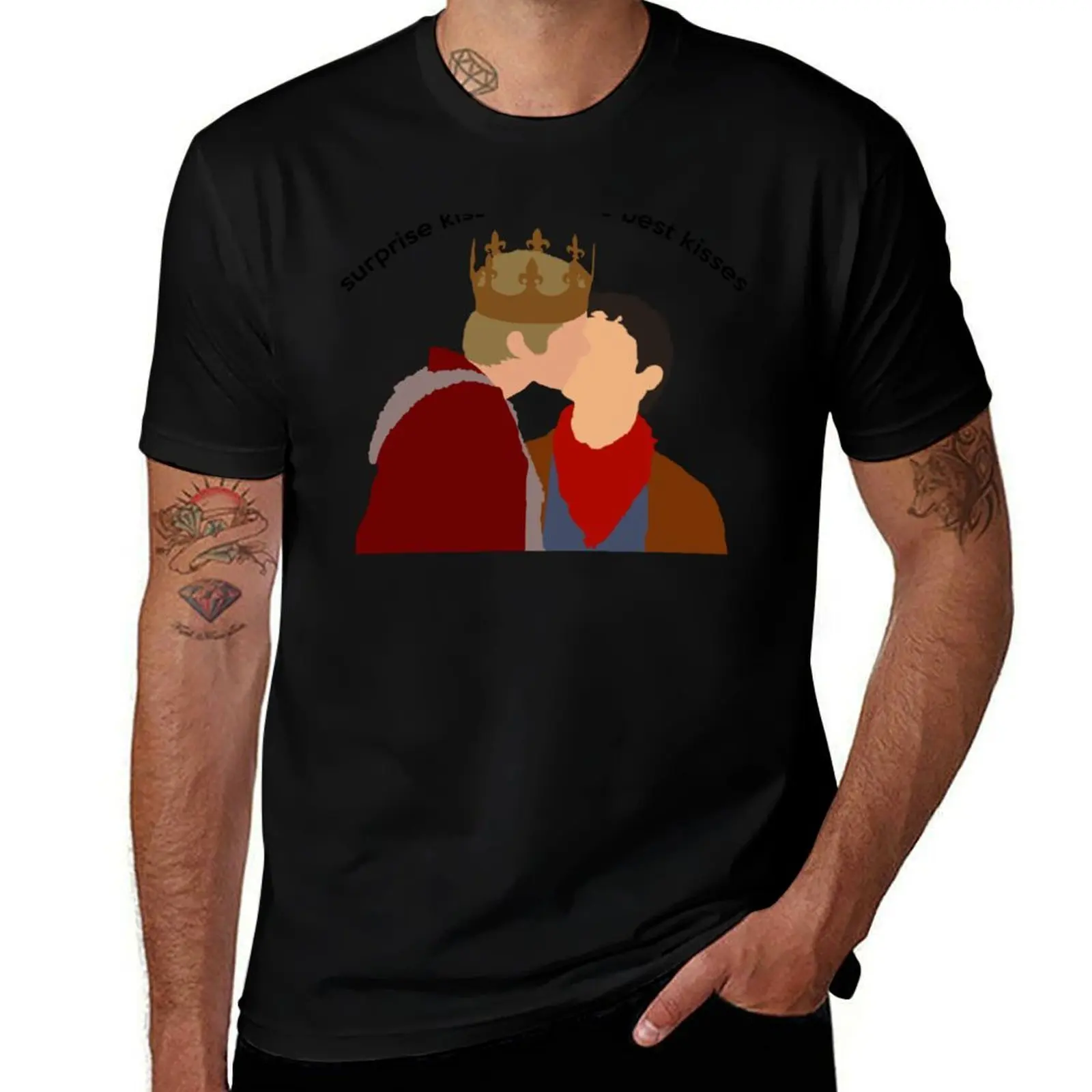 Merlin & Arthur - Surprise kisses T-Shirt essential t shirt T-Shirt