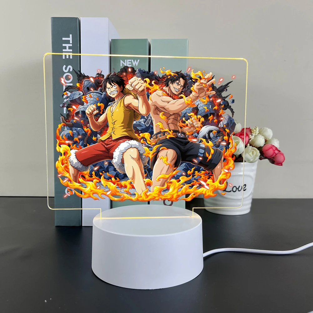 Print Eendelige Acryl Lamp Voor Geboorte Dag Cadeau Nachtlampje Kerstcadeaus Anime Tafellamp Decor