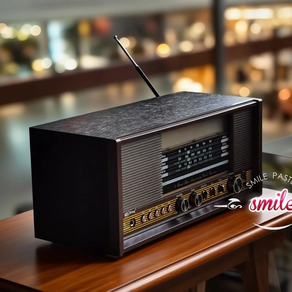 Retro Nostalgic Radio, Multifunctional AM/FM/SW 3 Band Radios MP3 Music Player, Large Desktop High-power Bluetooth Card Speakers