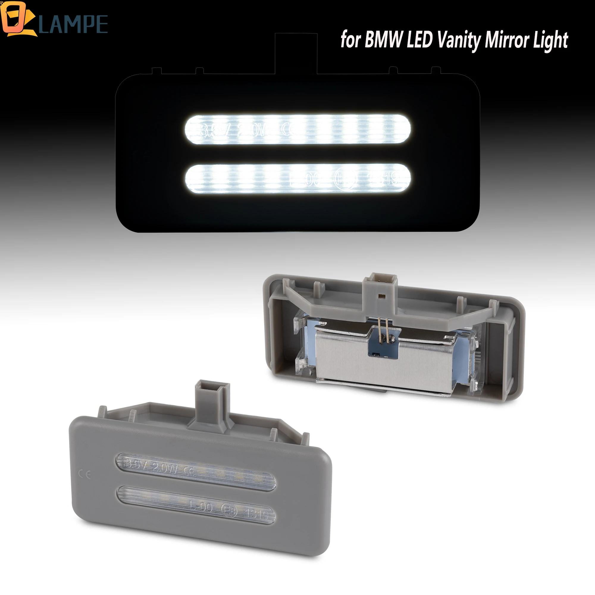 

2 шт., лампы для зеркала для BMW X5 E70 X3 E90 E91 E92 E60 E61 F25 X6 E71 E72