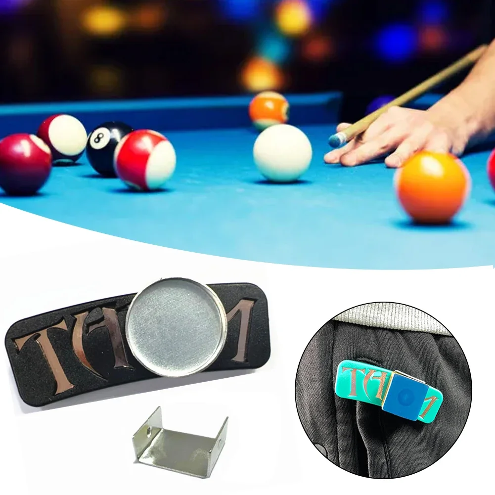 Billiard Magnetic Chalk Holder Billiards Supplies Accessories Pocket Round Chalk Box Billiard Snooker Accessories