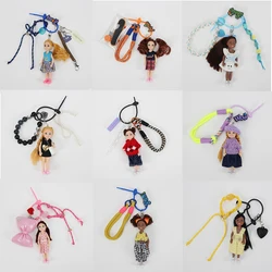 Doll Pendant Hanging Ornament DIY Change Clothes Car Key Ring Decoration Cute Backpack Bag Accessorie for Barbie