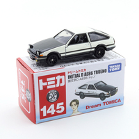 Dream Tomica NO. 145  Initial D  AE86 TRUENO Toyota Takara Tomy Diecast Metal Car In Toy Vehicle Model Collection Anime