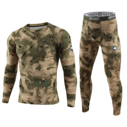 Ropa interior térmica lana camuflaje – Transpirable para hombre outdoor