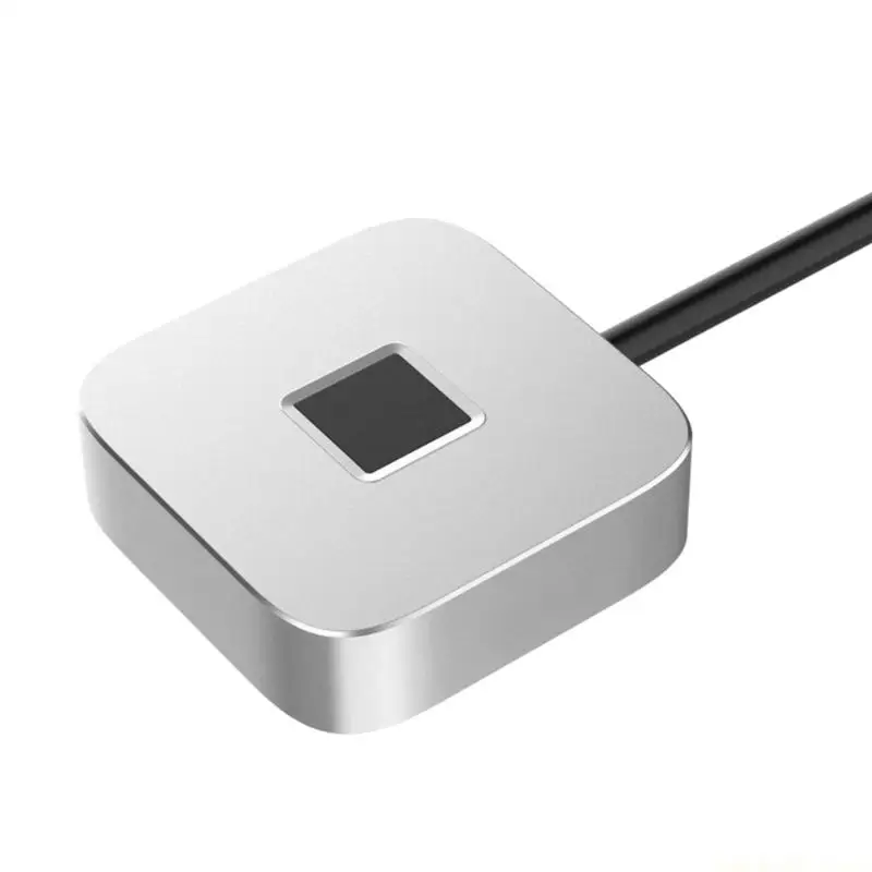 USB Fingerprint Reader Fingerprint Authentication Device Metal USB Reader For Shared Computers Data Encryption